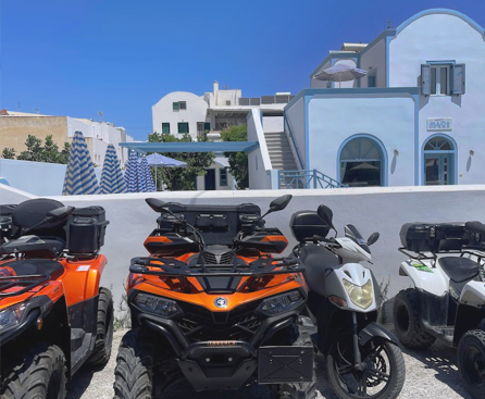 Santorini adventure rentals!